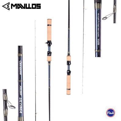 Mavllos Ultima Crappie BFS Spinning/Casting Rod 2PC UL